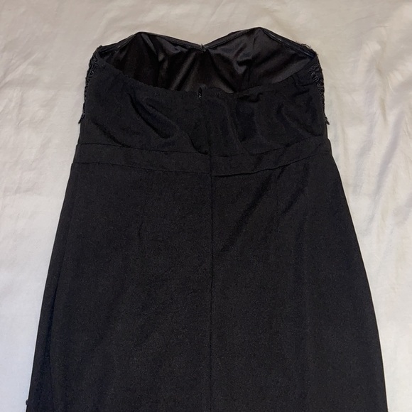 Black strapless gown - Picture 7 of 7